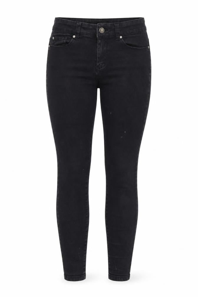 denim &co  Womens Black Houndstooth  Skinny Jeans Size 10 L27 in