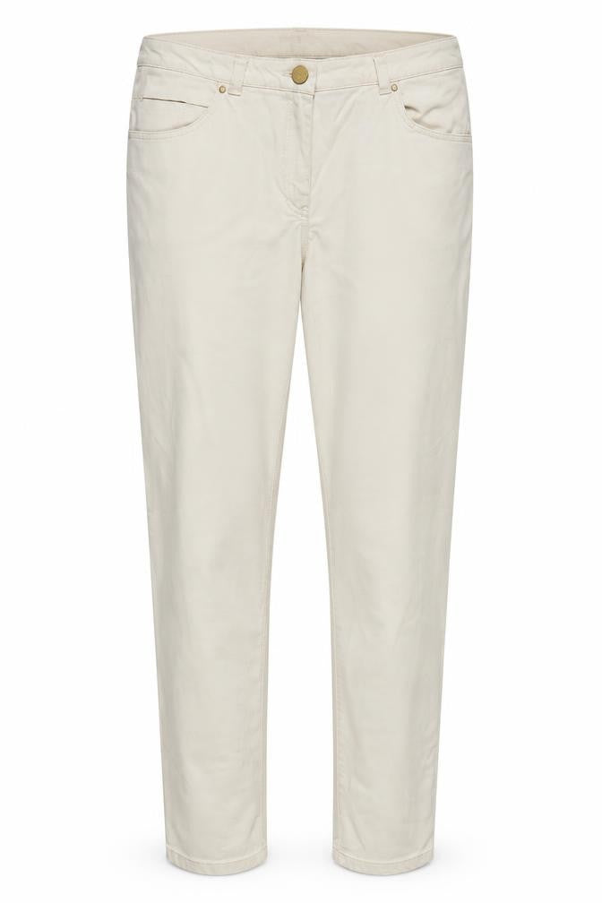 H&M Womens Ivory   Skinny Jeans Size 8 L27 in