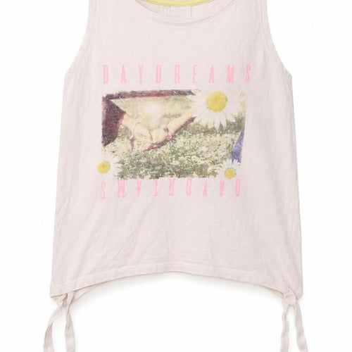 Preworn Girls Pink Animal Print  Basic T-Shirt Size 7 Years
