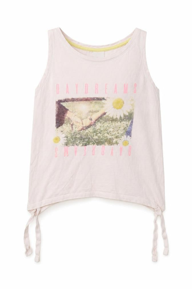 Preworn Girls Pink Animal Print  Basic T-Shirt Size 7 Years