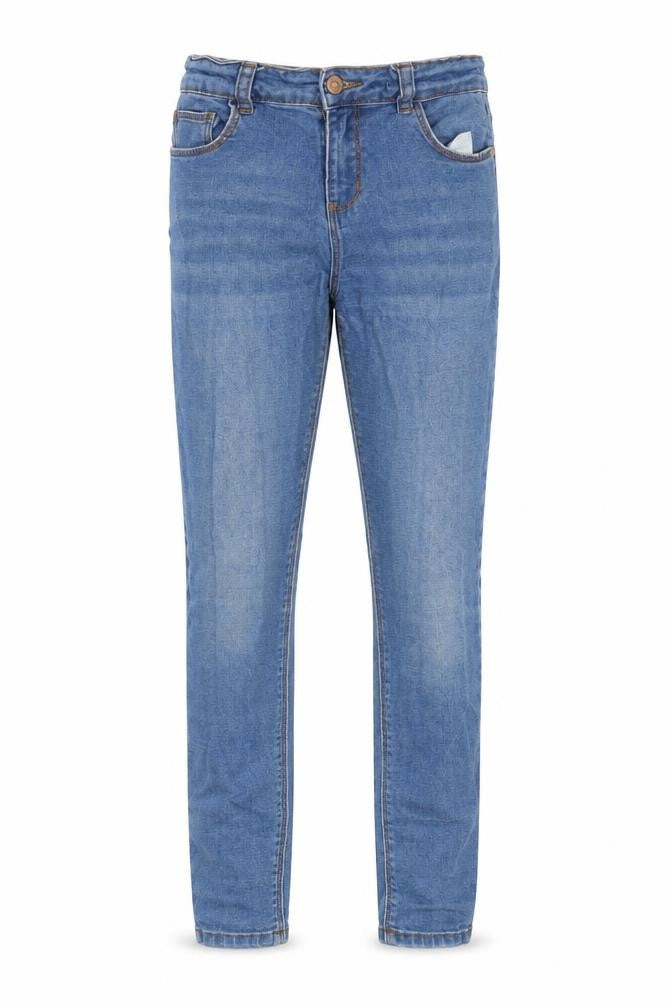 Denim & Co. Girls Beige  Denim Skinny Jeans Size 10-11 Years