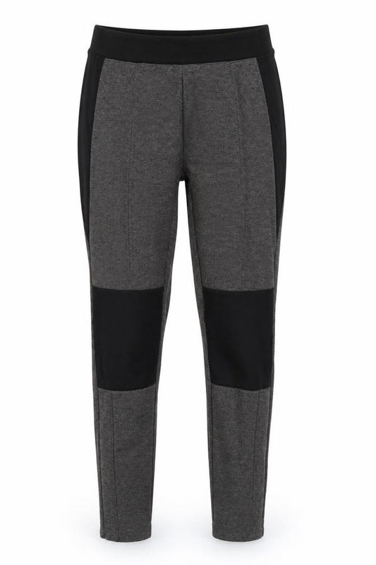 Front view of H&M girls’ brown carrot trousers, size 10-11, years