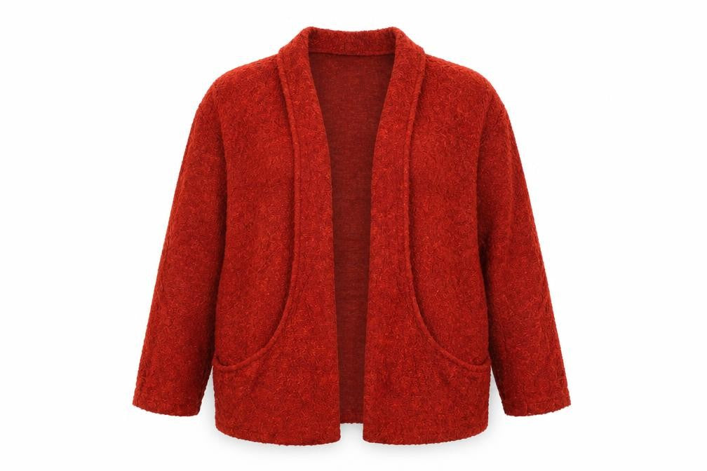 Nightingales Womens Red   Cardigan Jumper Size 14