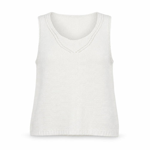 M&Co Womens White   Vest Jumper Size 14