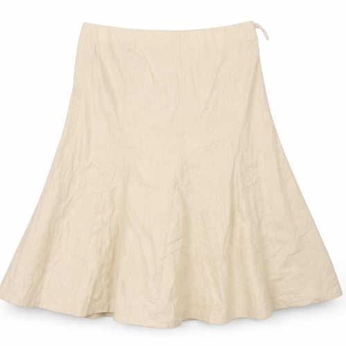 Preworn Womens Beige   Trumpet Skirt Size L