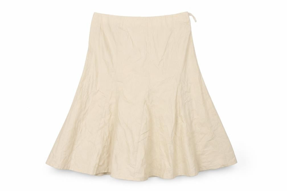 Preworn Womens Beige   Trumpet Skirt Size L