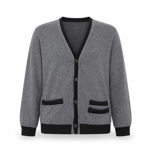 Yuanzhiqian Womens Grey   Cardigan Jumper Size S