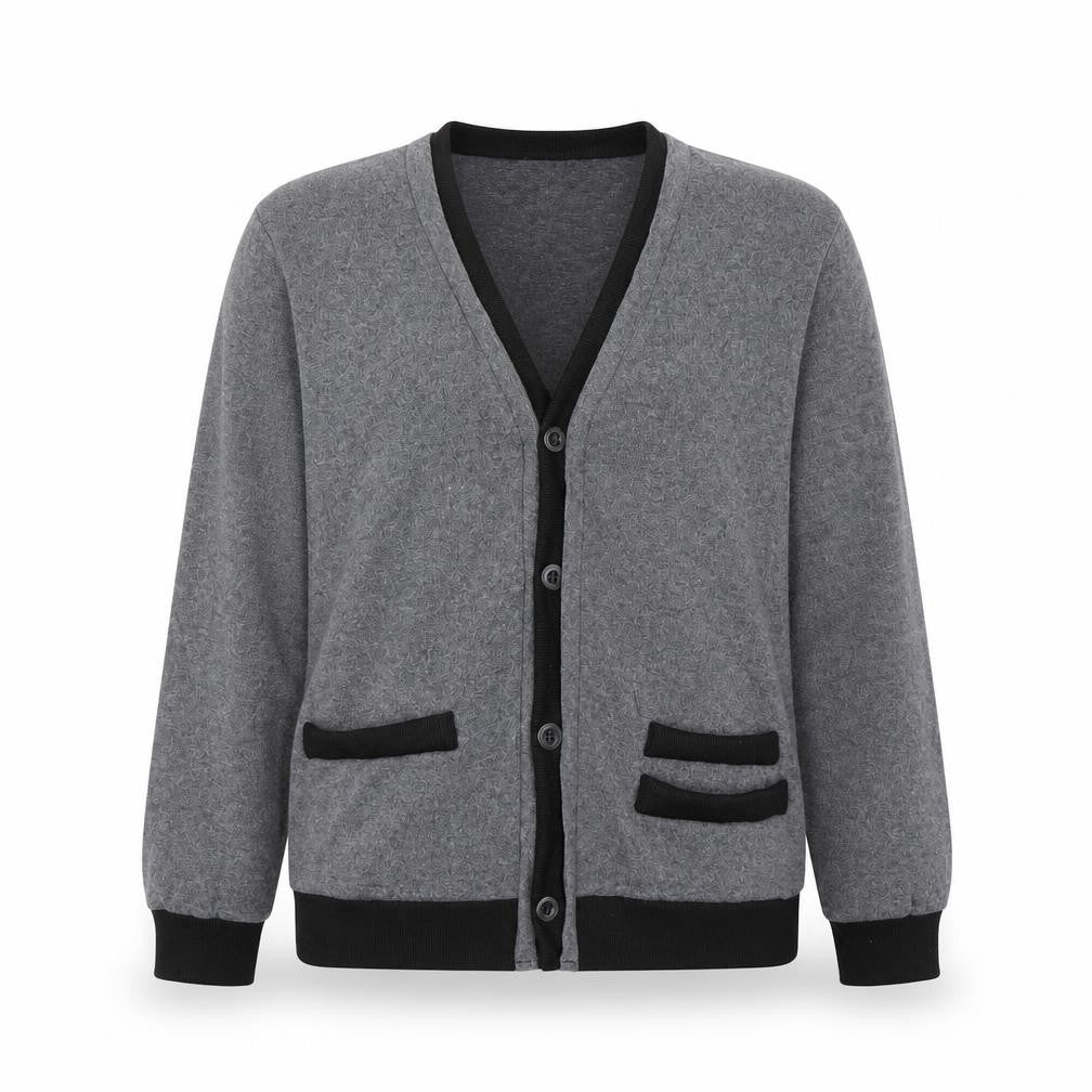 Yuanzhiqian Womens Grey   Cardigan Jumper Size S