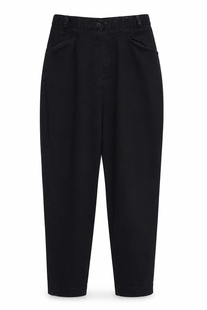Preworn Womens Black   Trousers  Size 14 L28 in