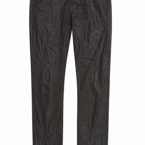Preworn Womens Brown   Trousers  Size 10 L28 in