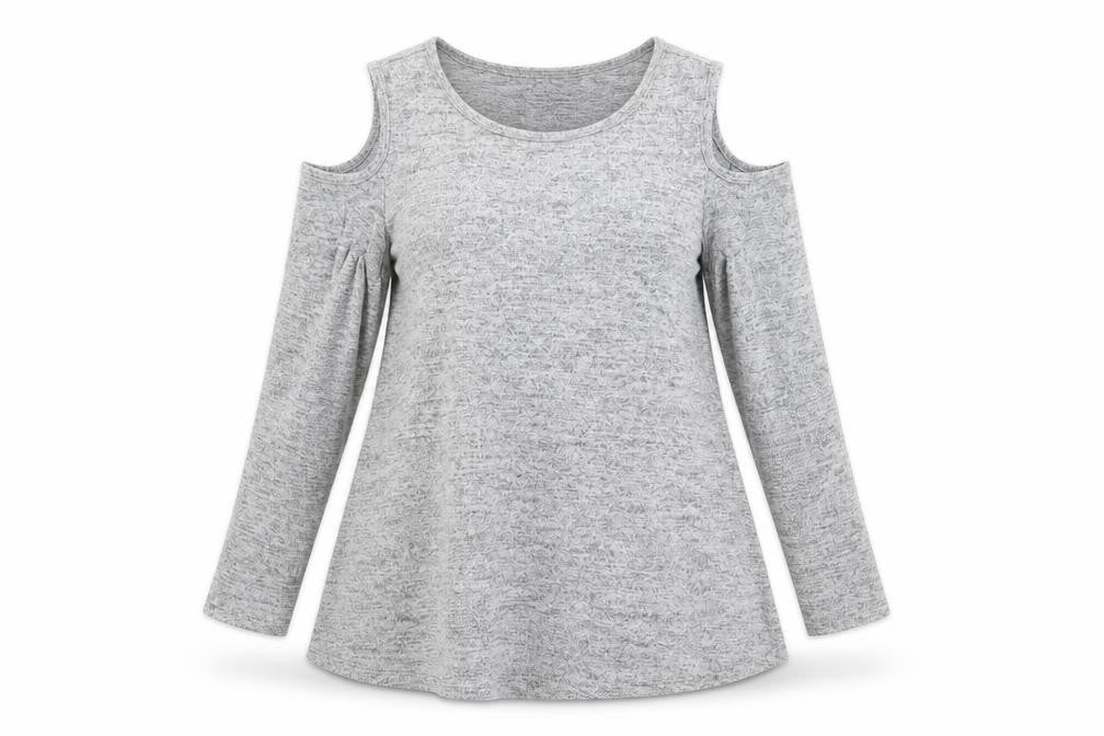 Front view of Christopher Fink women’s grey jumper, size M