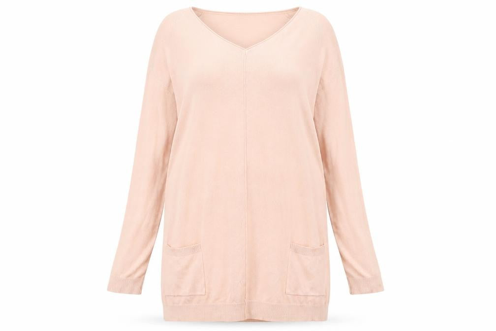 pm Womens Pink   Jumper Dress  Size L