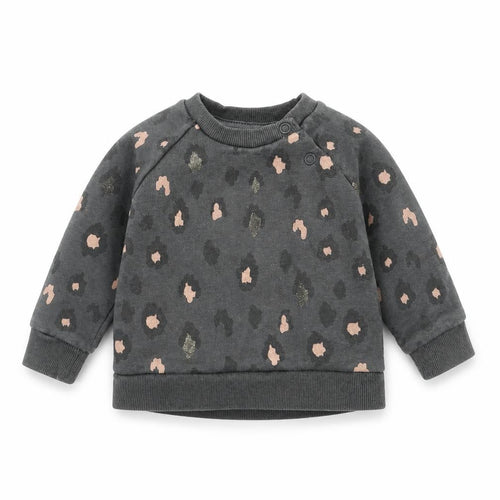 Primark Girls Grey Animal Print  Pullover Jumper Size 3-6 Months  - Sweatshirt
