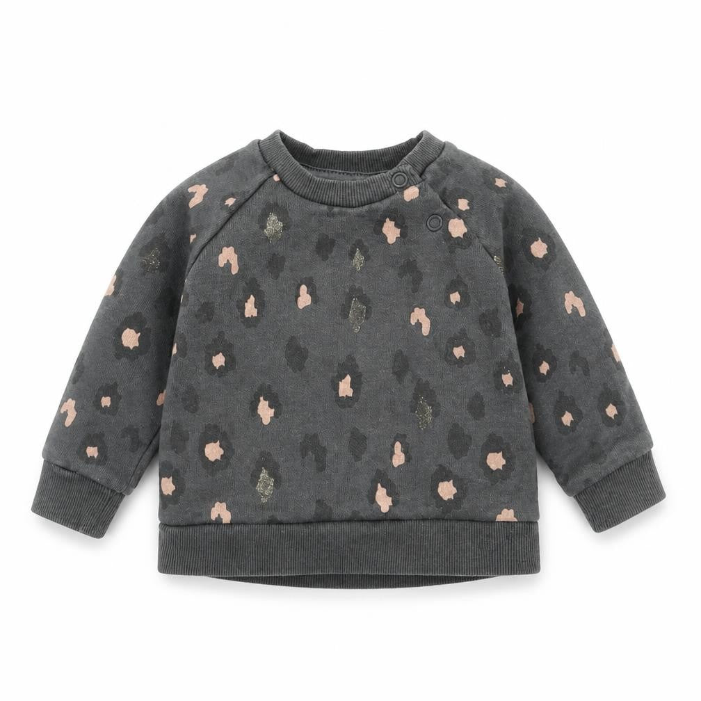Primark Girls Grey Animal Print  Pullover Jumper Size 3-6 Months  - Sweatshirt
