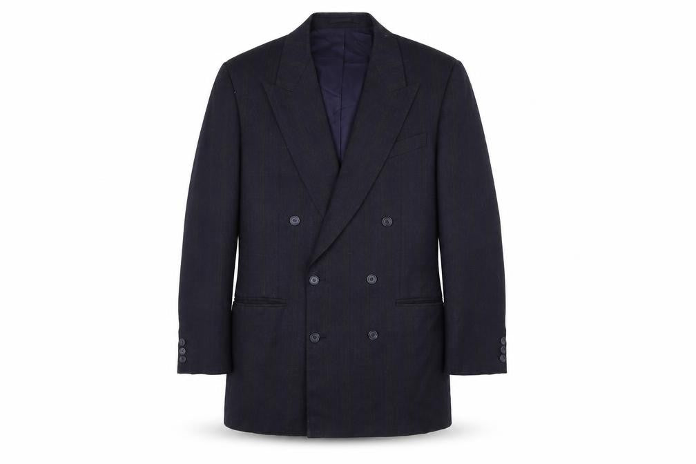 Front view of Marks & Spencer men’s black jacket blazer, size 40