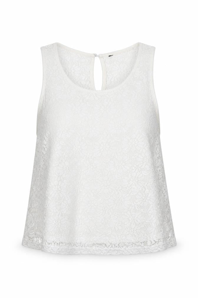 Topshop Womens White   Cropped T-Shirt Size 10