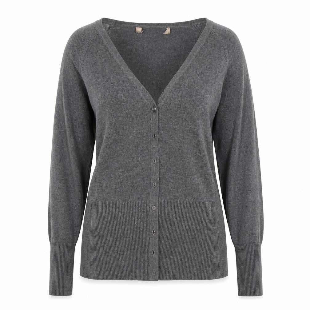 Front view of CULTURE women’s grey jumper, size L