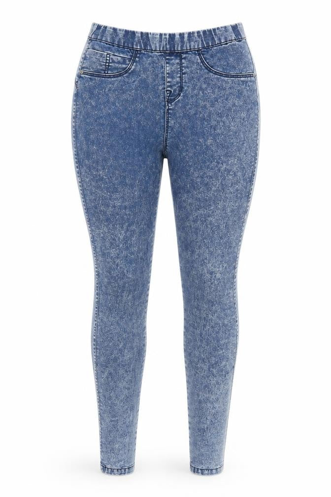 Denim & Co. Womens Blue   Jegging Jeans Size 4 L30.5 in