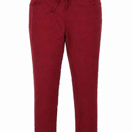 Preworn Womens Red   Trousers  Size 30 in L28 in