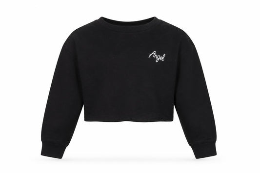 Front view of SHEIN girls’ black jumper, size 10, years