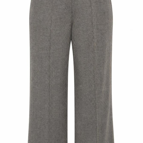 BM Womens Brown Herringbone  Trousers  Size 12 L24 in