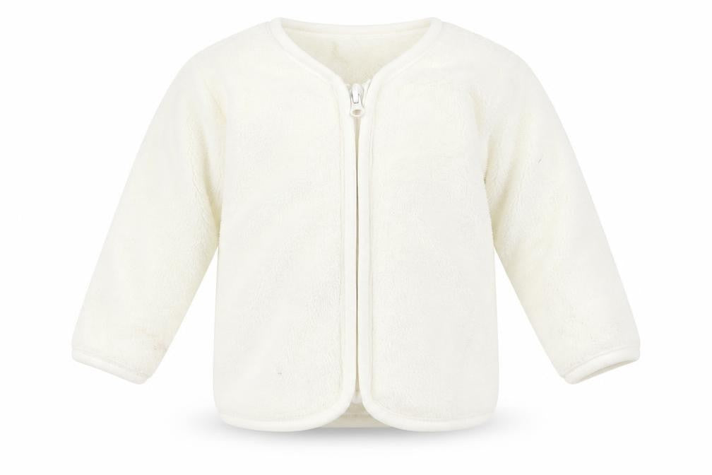 Cuddlesome Baby Ivory  Fleece Jacket  Size 3-6 Months