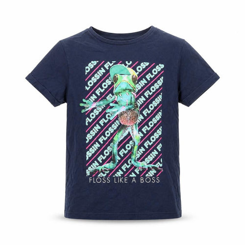 George Girls Blue   Basic T-Shirt Size 9-10 Years
