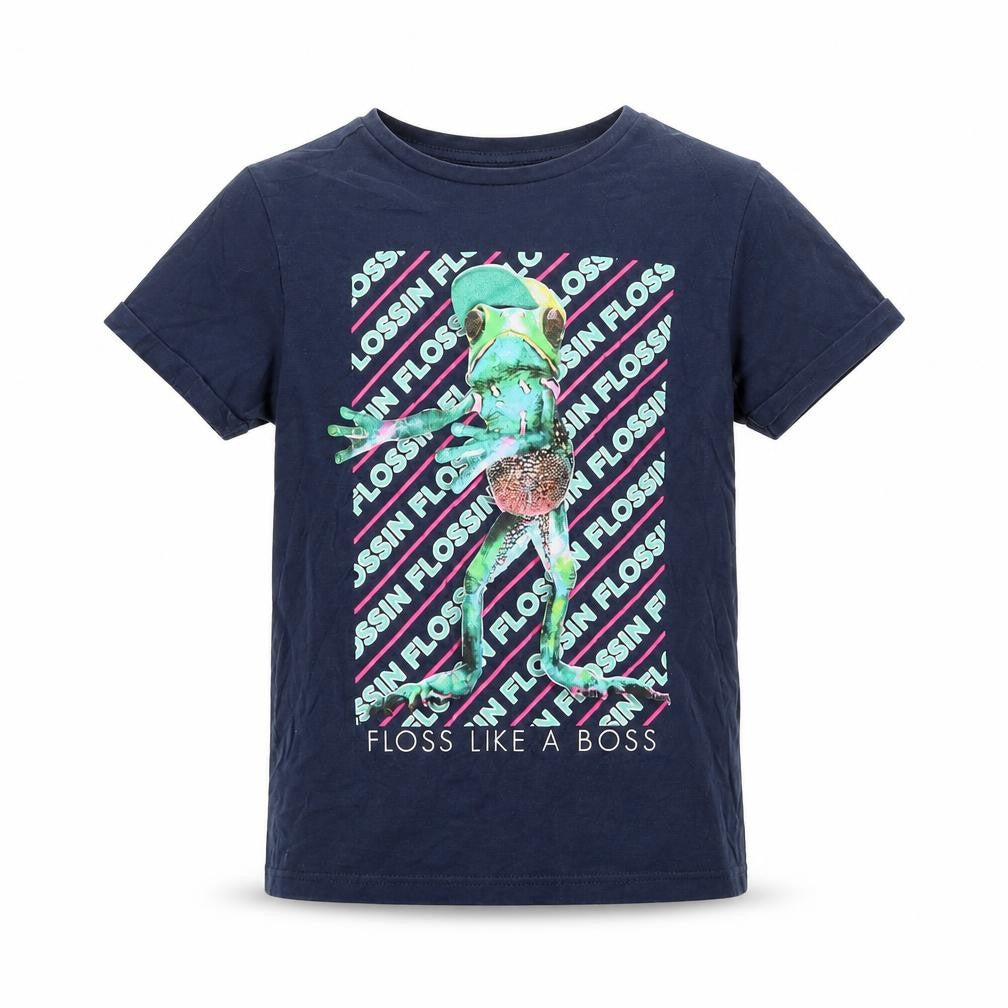 George Girls Blue   Basic T-Shirt Size 9-10 Years