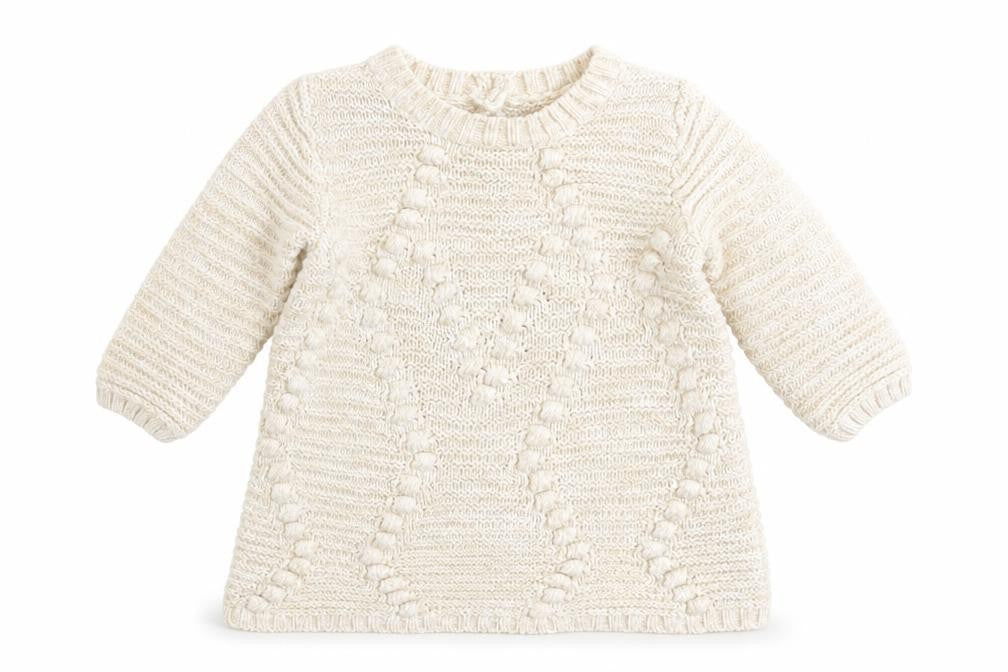 Matalan Girls Beige   Jumper Dress  Size 3-6 Months