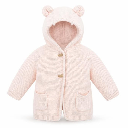 F&F Girls Pink  Knit Jacket Coatigan Size 6-9 Months