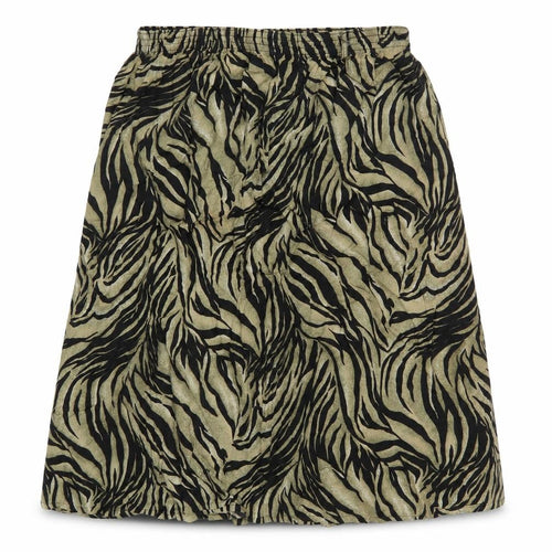 Design Essentials Womens Green Animal Print  A-Line Skirt Size 16