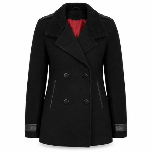 New Look  Womens Black   Jacket Coat Size 12