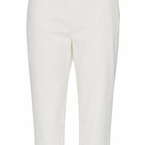 Preworn  Womens White   Cropped Trousers Size 32 in