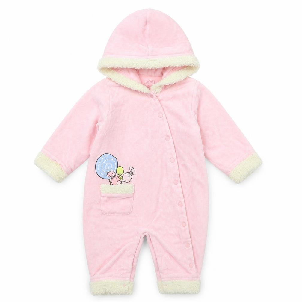 Chickee Duck Girls Pink   Coverall One-Piece Size 12 Months