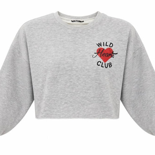 New Look Womens Grey   Pullover Sweatshirt Size 14  - Wild Hearts Club
