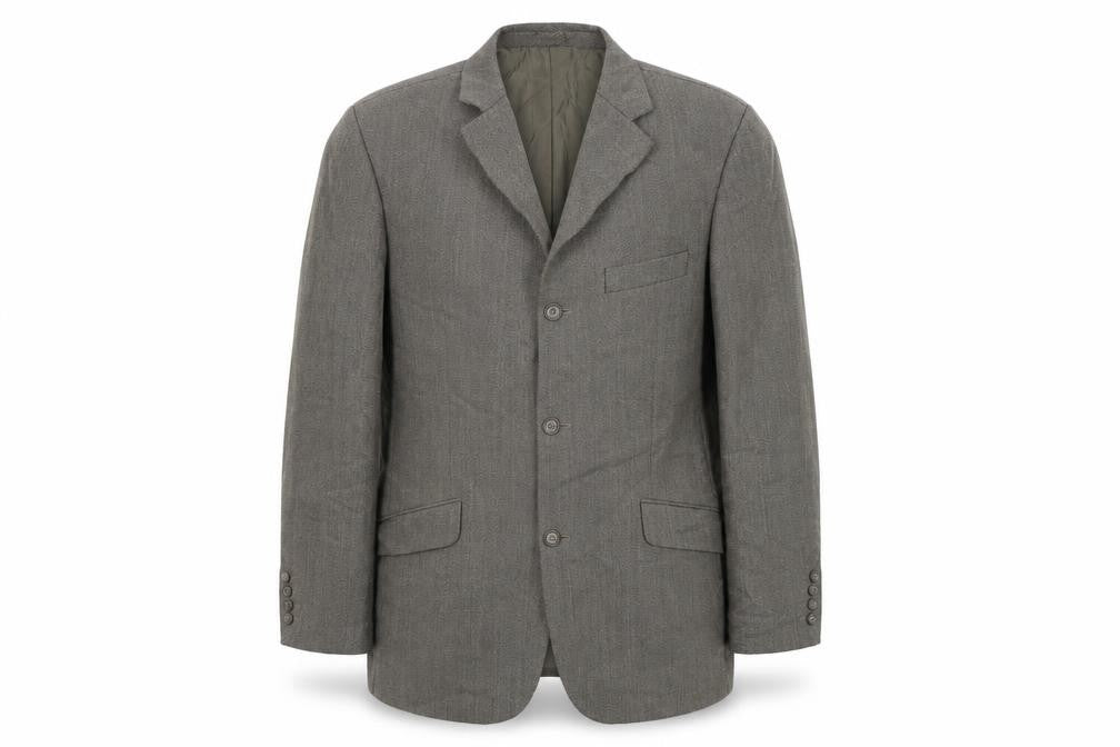 Front view of River Island men’s brown jacket, size 42