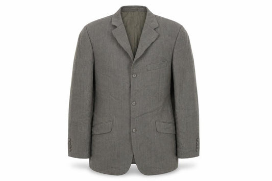Front view of River Island men’s brown jacket, size 42