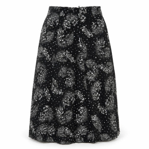 Preworn Womens Black   Swing Skirt Size M