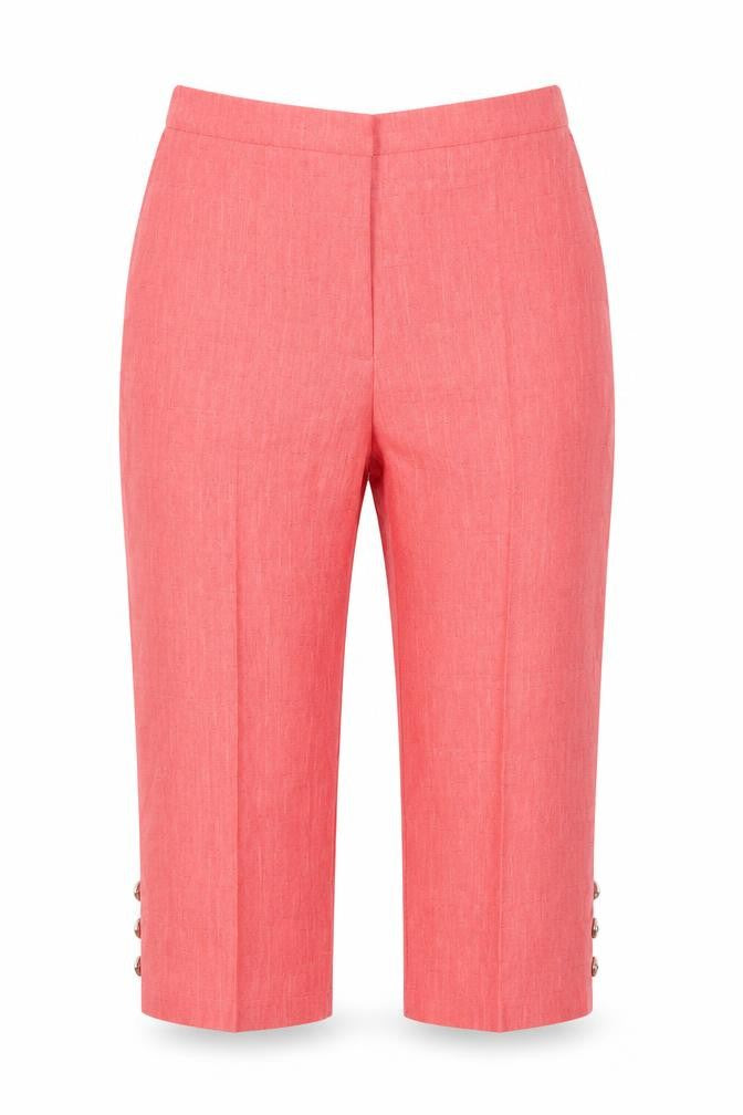 Preworn Womens Red   Cropped Trousers Size 30 in L20 in