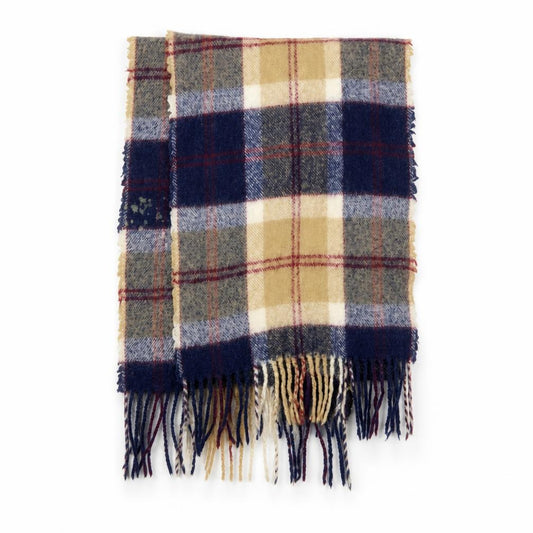 Ingles Buchan Unisex Blue Plaid  Scarf Scarves & Wraps One Size
