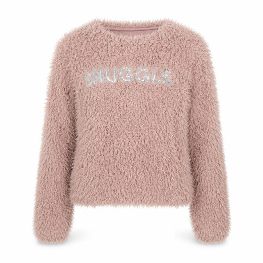 Front view of F&F women’s pink jumper, size XS