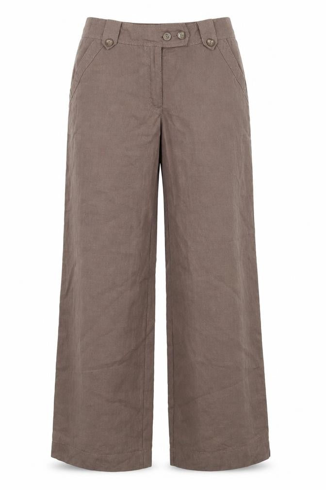 limted Womens Brown   Trousers  Size 8 L27 in