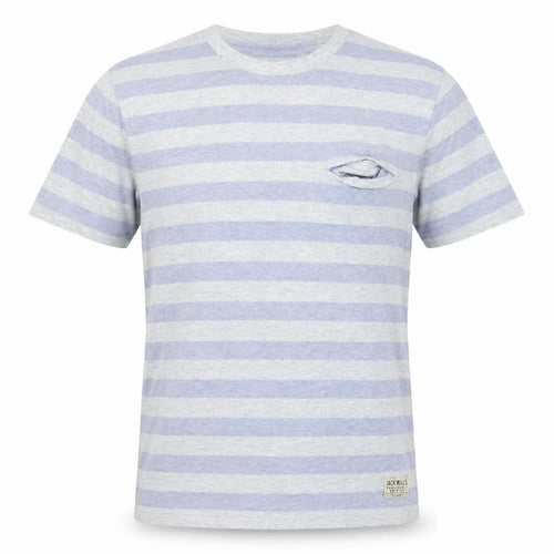 Jack Wills Mens Purple Striped   T-Shirt Size M