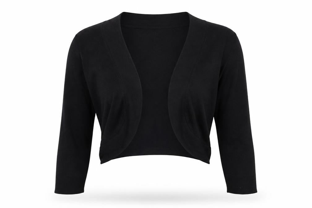 Front view of Wallis women’s black cardigan jumper, size M
