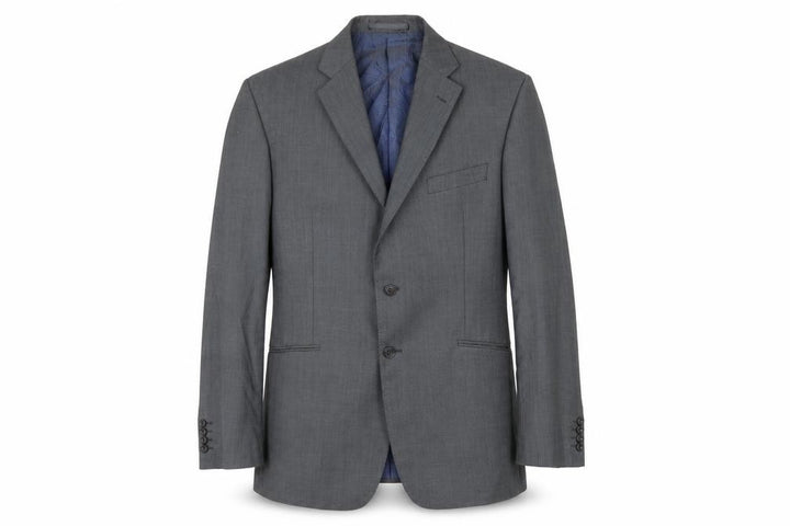 Front view of Marks & Spencer men’s grey jacket suit jacket, size 42