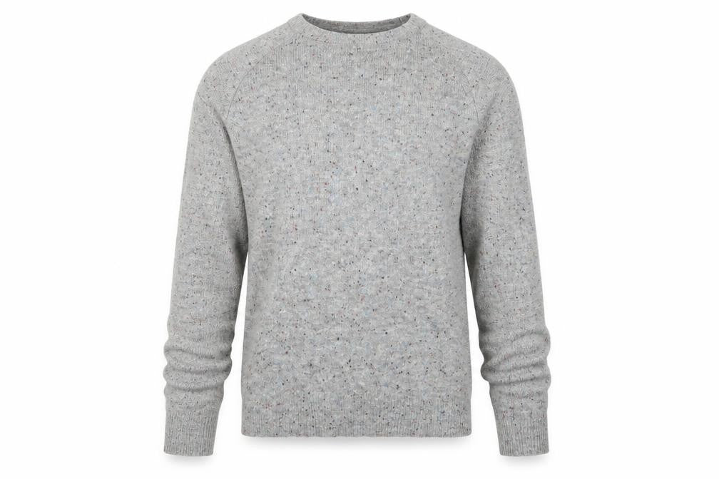 Front view of Divided by H&M men’s grey knit jumper, size XL