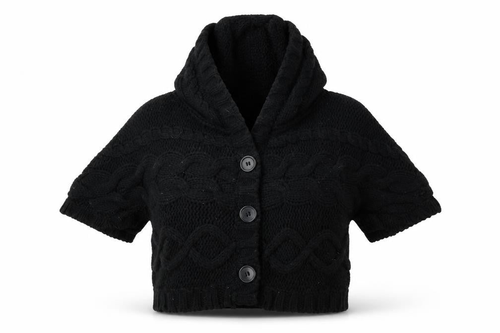 unita Womens Black   Cardigan Jumper Size XL