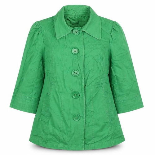 Amelie May  Womens Green   Jacket Coat Size 12