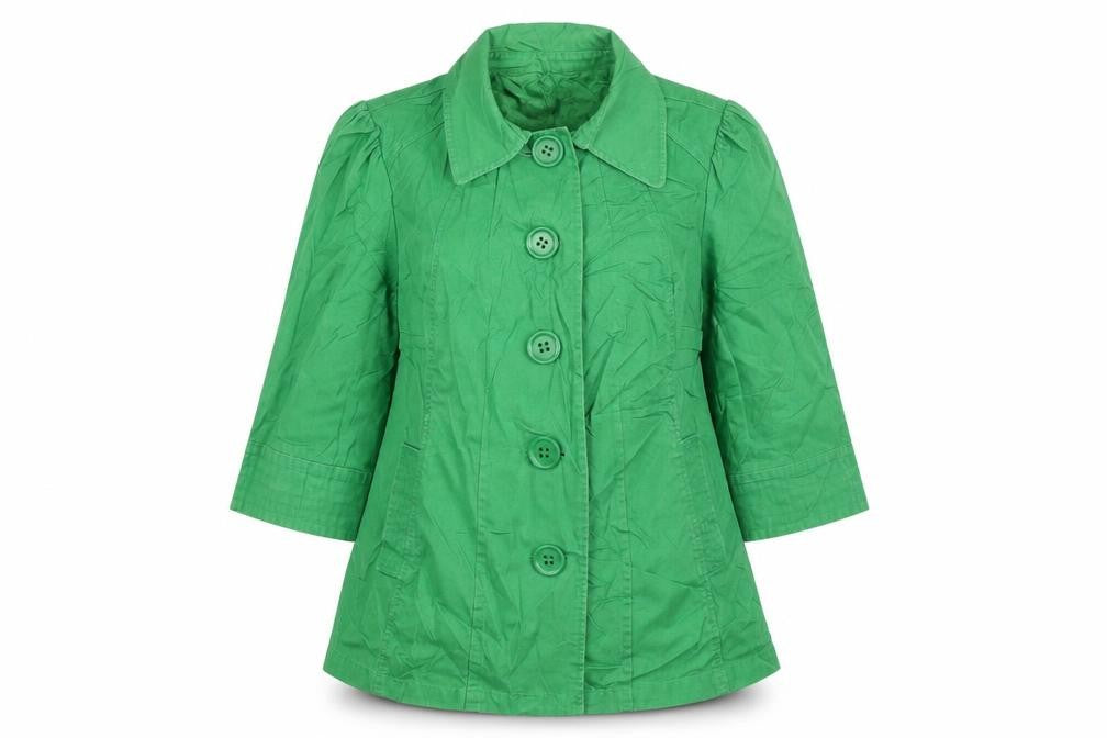 Amelie May  Womens Green   Jacket Coat Size 12