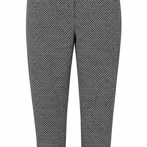 Marks and Spencer Womens Black Herringbone  Trousers  Size 10 L22 in